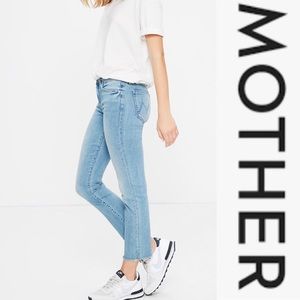 MOTHER Jeans Rascal Ankle Snippet Wild at Heart